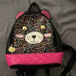 Betsy Johnson mini bear backpack